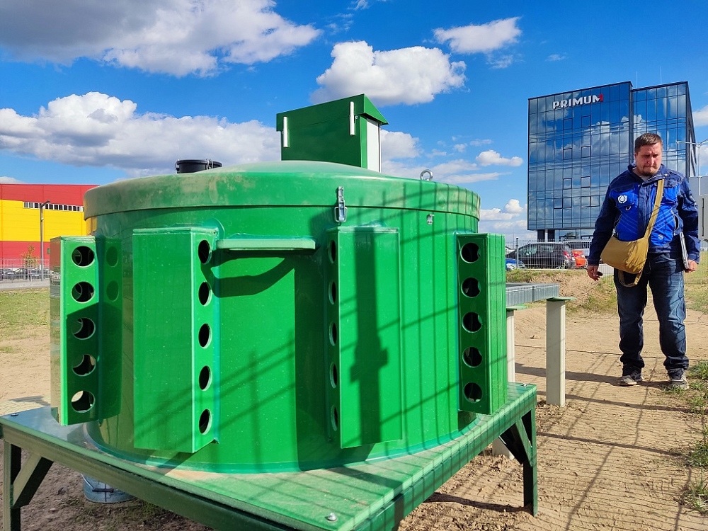 Хозяйственно-бытовой сток —  "Привольный". Логистический центр "PRIMUM", республика Беларусь. 